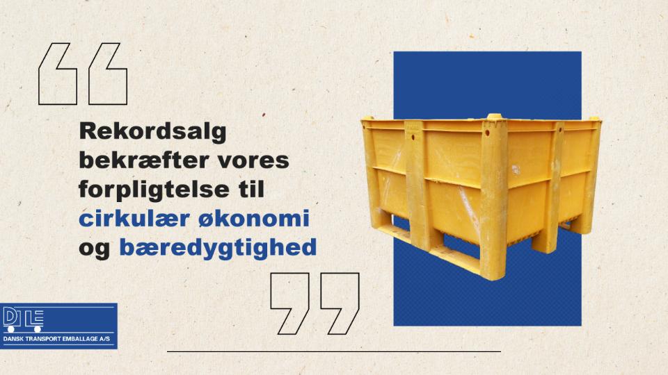 Cirkulær økonomi i praksis: Brugte pallekar solgt på under en time hos Dansk Transport Emballage A/S