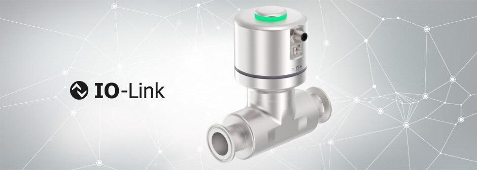 Flowmåleren Type 8098 FLOWave S er nu også tilgængelig med IO-Link som ekstraudstyr.