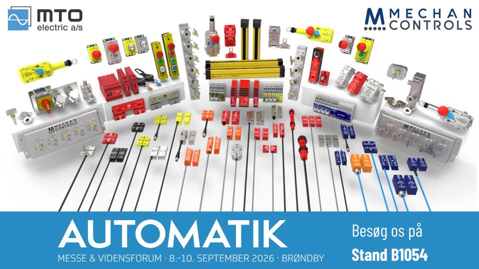 MTO præsenterer nye sikkerhedskomponenter på AUTOMATIK 2026