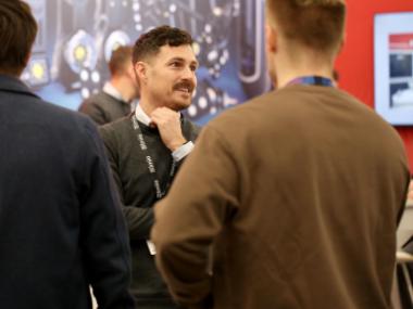 Svenske MLT er løbende på messer med fortrinsvis firmaets måleaktiviteter (på billedet er det i Jönköping). Den 8. til 10. september vil firmaet være på plads i Brøndby i forbindelse med AUTOMATIK 2026.